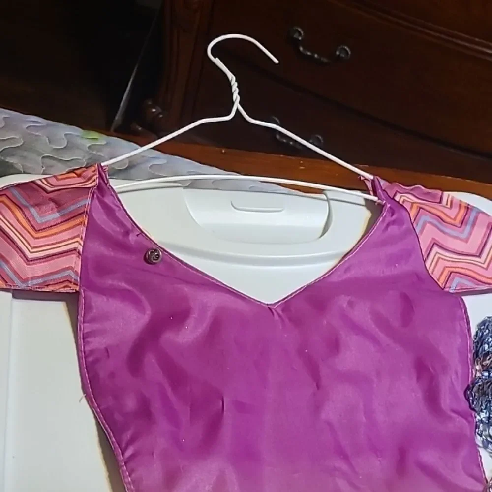 Pink Chevron Kids Dress Jewelry Organizer And Scarf Organizer